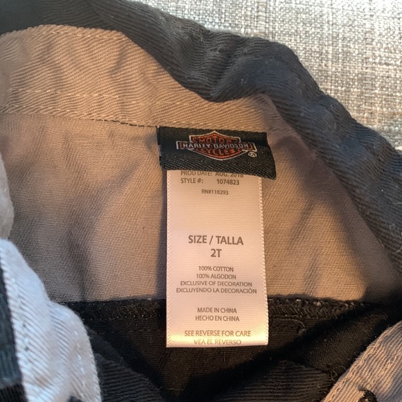 Toddler 2T Harley Davidson Motorclothes button up shirt - Picture 2 of 4